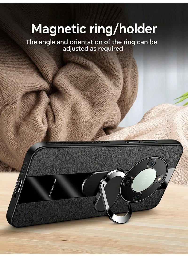 HONOR X9d Case and Honor X70 Case , New Leather Protective Case,with Phone Stand and Magnetic Attachment, Magnetic Wireless Charging Built Phone Cases and Covers - Image 4