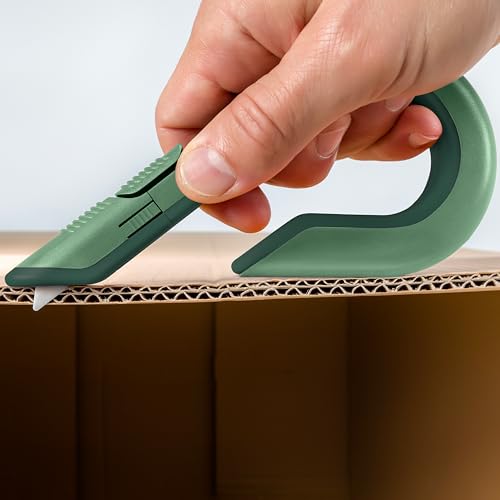 Slice Box Cutter, Heavy Duty Utility Knife, Safe Ceramic Blade Lasting 11x Longer than Metal, Sage, 1 Pack - Image 4