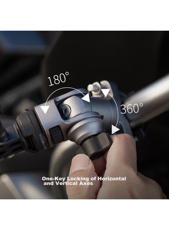 Pgytech Action Camera U-Shaped Clamp, Compatible With Action 5Pro/4 Motorcycle Mount, Pocket 3 Bicycle U-Shaped Metal Clamp, Insta360 Cycling Mount, Multifunctional Photography Accessory - Image 3