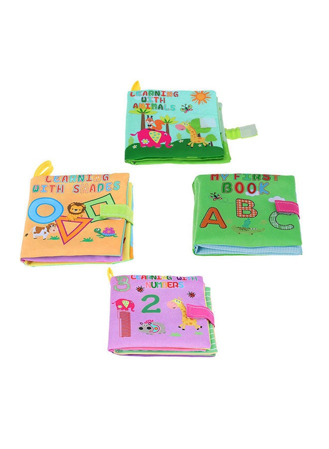 NIBEMINENT 4-Piece Cloth Book Set Eco Friendly Material Special Size Designed For Kids 24.2x23.3x3.7cm - Image 2