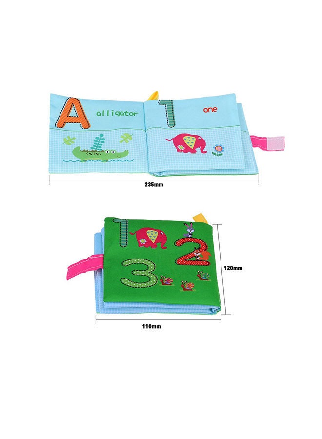 NIBEMINENT 4-Piece Cloth Book Set Eco Friendly Material Special Size Designed For Kids 24.2x23.3x3.7cm - Image 4
