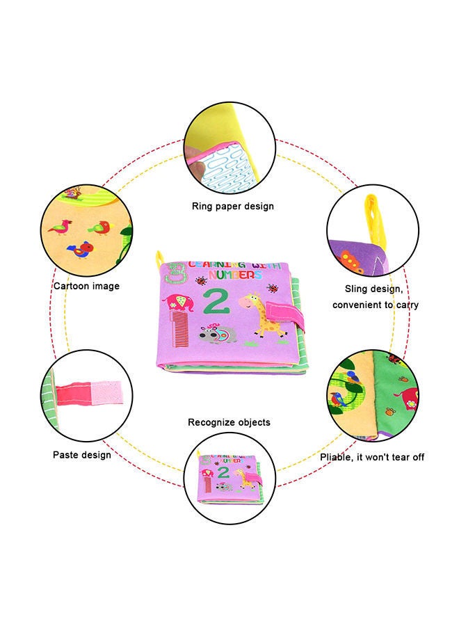 NIBEMINENT 4-Piece Cloth Book Set Eco Friendly Material Special Size Designed For Kids 24.2x23.3x3.7cm - Image 5