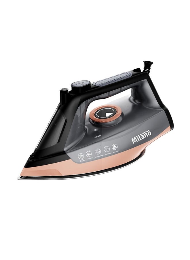 DANUBE HOME Milano Garment Steam Iron 2800W – Powerful High-Performance Steam Iron for Wrinkle-Free Clothes, Fast Heat-Up, Adjustable Temperature, Lightweight Design for Home & Professional Use