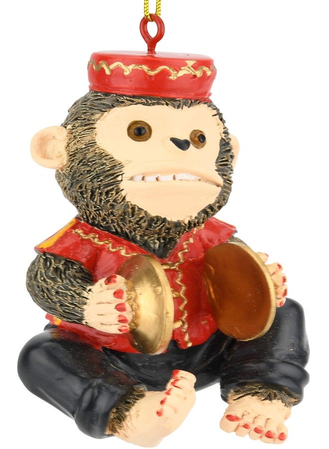 Tree Buddees Retro Wind up Toy Cymbals Monkey Funny Christmas Ornaments - Image 3