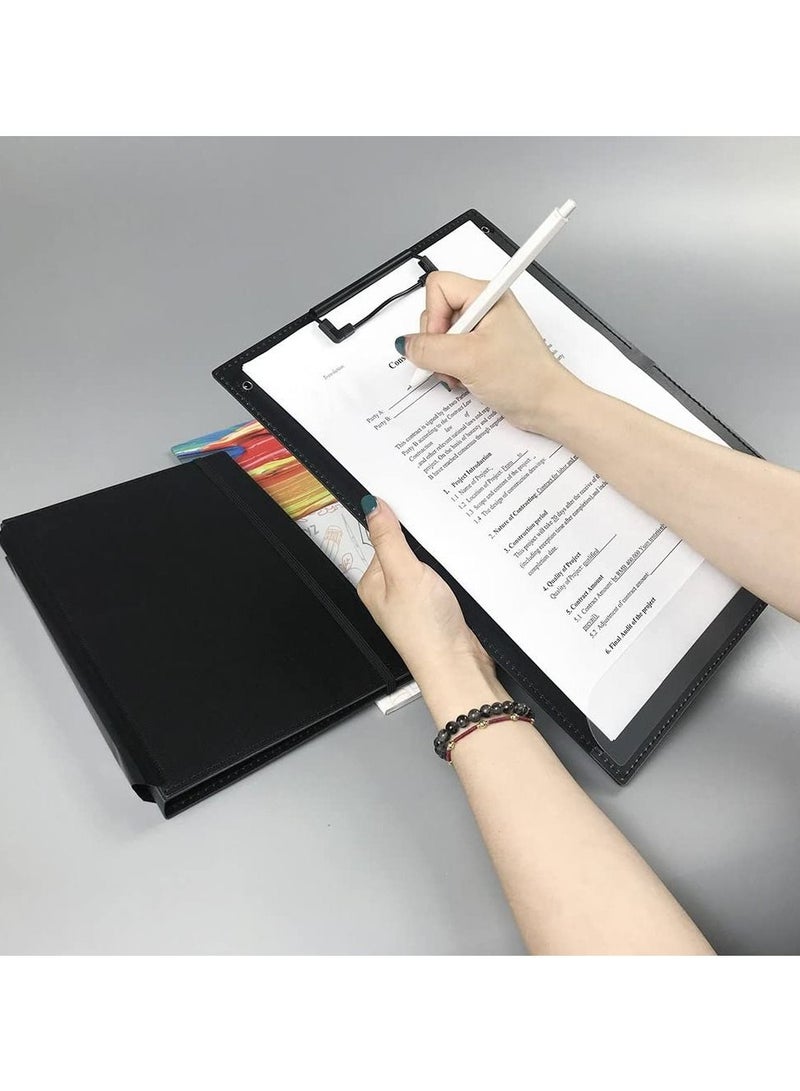 واي آند دي Nursing Clipboard, Foldable Clipboard Nursing, Lightweight Portable Writing Pocket with Elastic Band are Suitable for Nurses, Doctors, and Students - Image 2