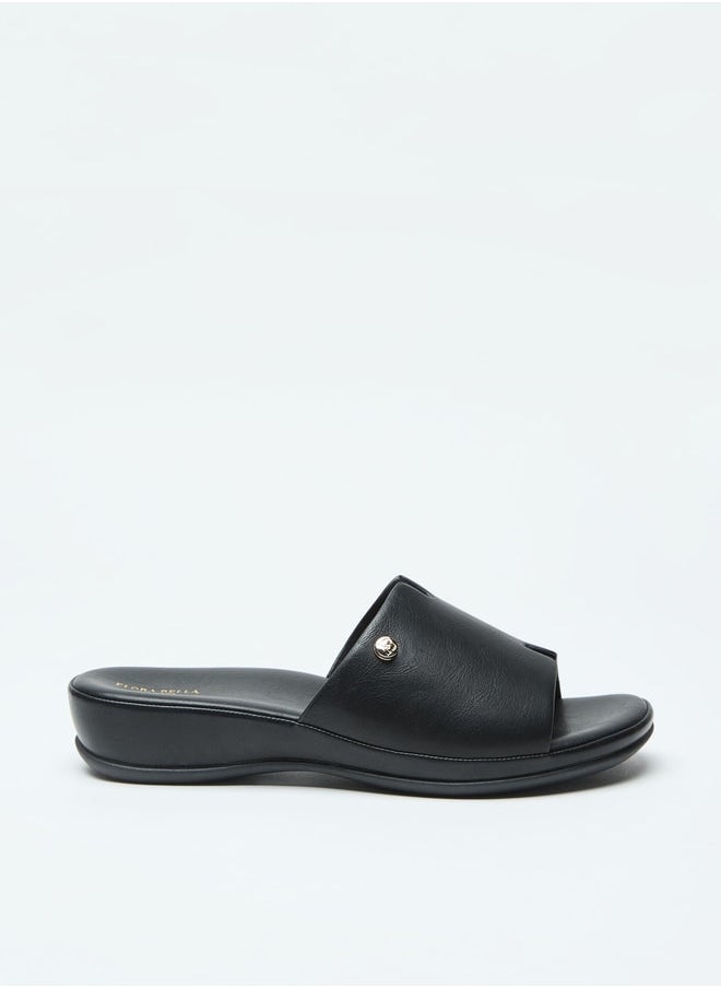 Flora Bella By Shoexpress Solid Slip-On Open Toe Sandals  - Image 3