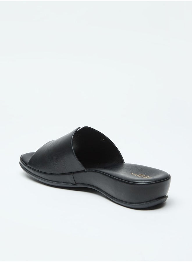 Flora Bella By Shoexpress Solid Slip-On Open Toe Sandals  - Image 2