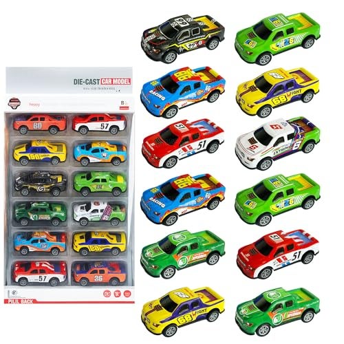 FunBlast Die-Cast Car Set for Kids – Pack of 8 Pull Back Metal & Plastic Cars, Scaled Model Mini Racing Car Toys for 3+ Year Old Boys & Girls, Multicolor - Image 1
