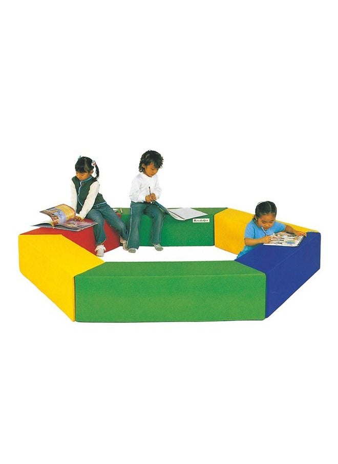 JSAITOYS - Early Education Parent-Child Garden Soft Chair Children's Rectangular Sofa Fence - Image 1