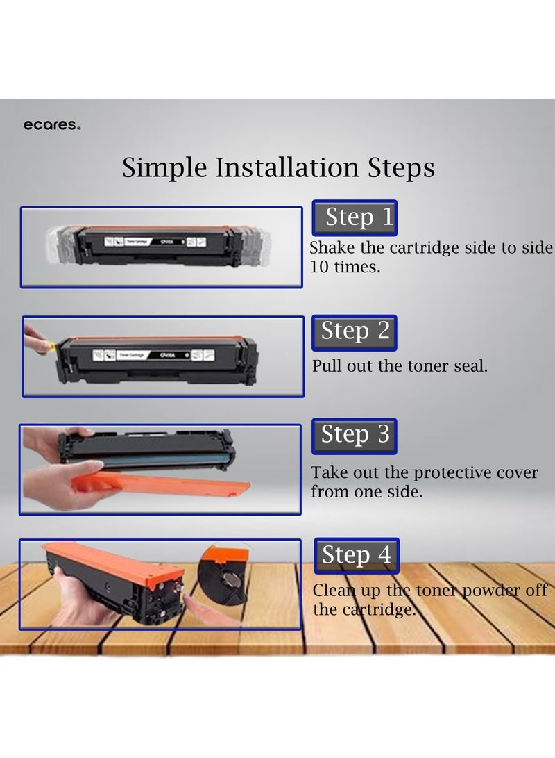 ECARES® 415A Compatible Toner Cartridge W2030 for HP Color Laserjet Pro MFP M479fdw M479dw M479fdn M454dw M454dn (Magenta) - Image 4