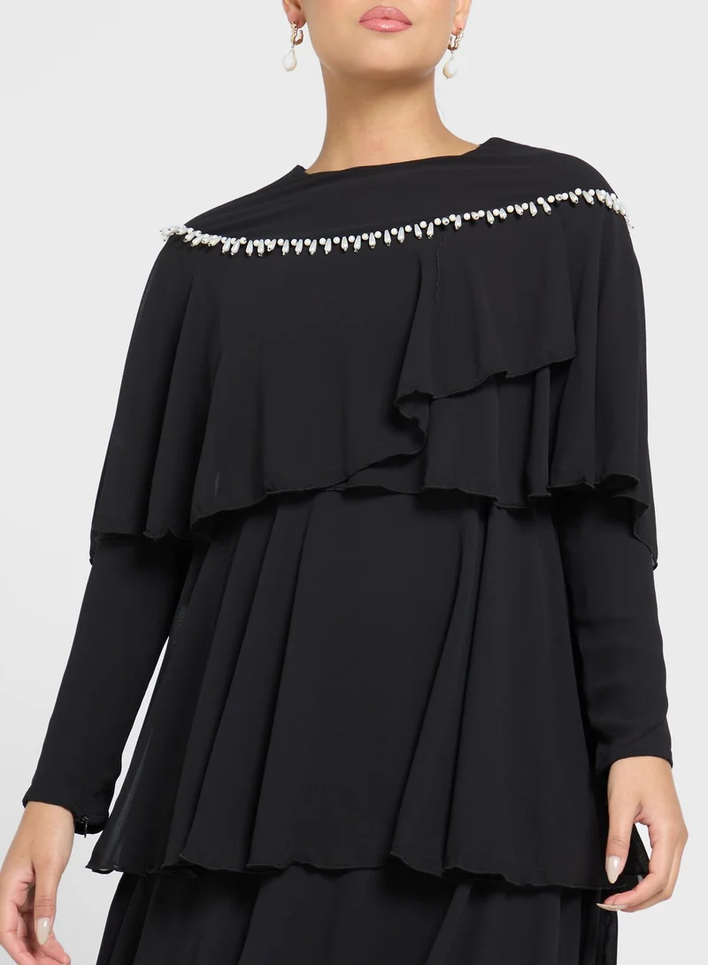 Khizana Layered A-Line Dress