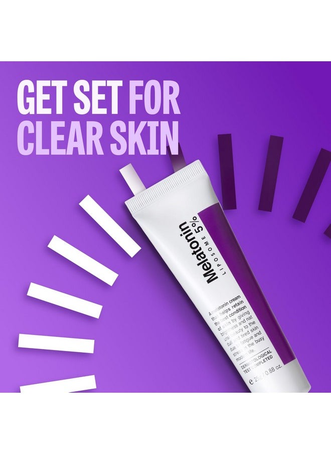maxclinic MAXCLINIC Time Return Melatonin Cream | Face Brightening Cream & Face Moisturizer for Dry Skin | Relaxing Face Cream for Women & Men | Melatonin Face Cream for Resilient Skin, 0.88 oz  - Image 2