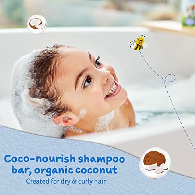 Childs Farm | KIDS SHAMPOO BAR 60G| ORGANIC COCONUT | DRY, CURLY & COILY HAIR - Image 2