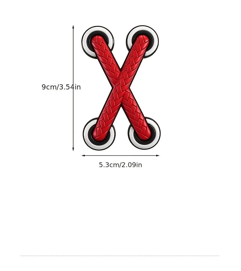 Grey 3D Simulation Patch Stickers for Car Motorcycle Shoelaces Bumper Decoration - Image 5