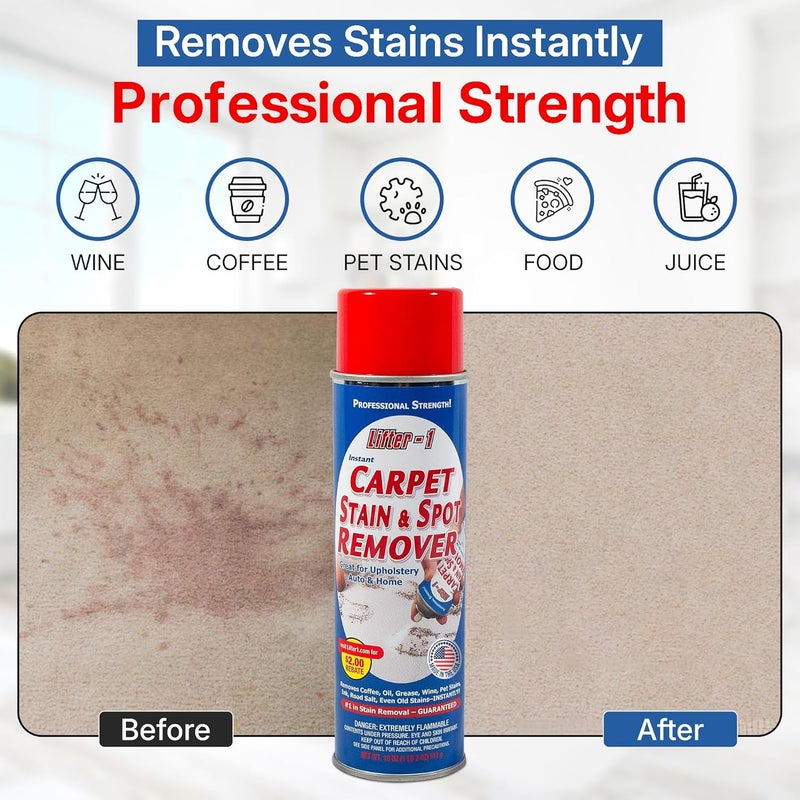 LIFTER-1 Carpet Stain Remover, 18oz - Image 1
