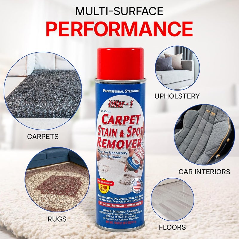 LIFTER-1 Carpet Stain Remover, 18oz - Image 5