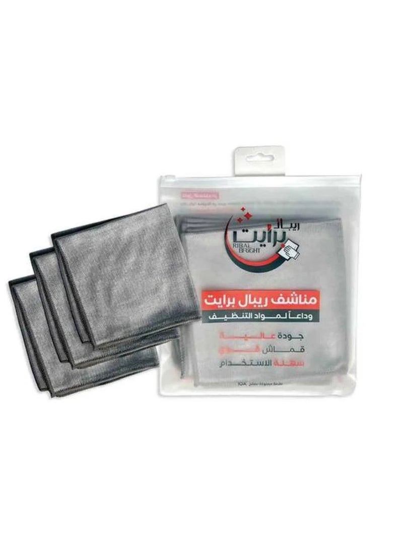 ريبال برايت مناشف تنظيف الزجاج والشاشات - Image 1