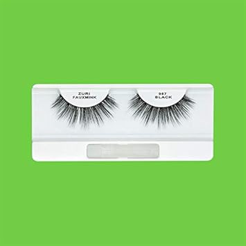ZURI Fauxmink False Eyelashes XD8D XDimensional Natural False Lashes False Eyelashes Natural Look Thick Eyelashes With Lash Applicator Natural Eyelashes with Glue Mink Eyelashes Style 987 - Image 3