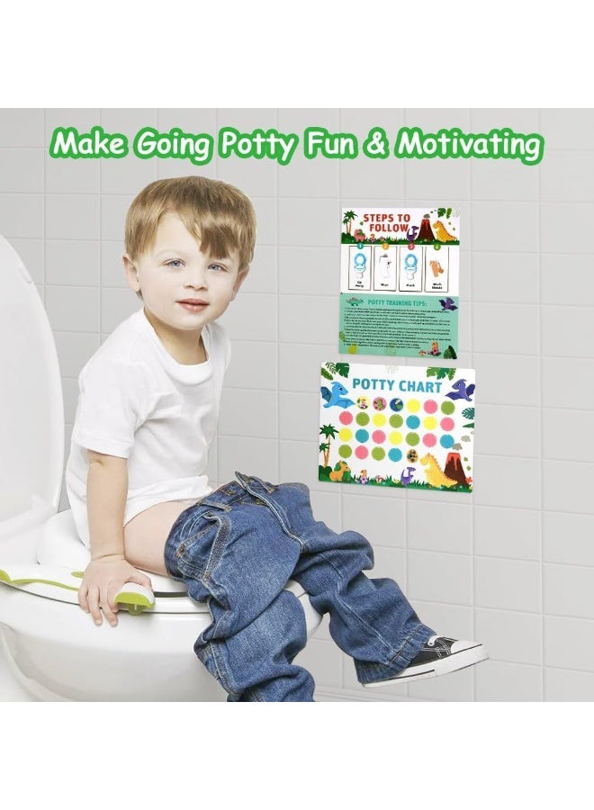 مخطط مكافآت التدريب على استخدام المرحاض، 15 مخططًا لتدريب الأطفال الصغار على استخدام المرحاض، مخطط ديناصور مع ملصقات، مخطط مكافآت التدريب على استخدام المرحاض، يُنمّي عادة استخدام المرحاض، هدايا لأعياد الميلاد (ديناصور). - Image 2
