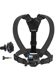 Excefore Camera Mounts and Clamps Accessories Set, Mobile Phone Chest Strap Harness, for DJI OSMO Action Camera,Compatible for Insta360 X3/X2/One R/RS for GoPro Hero Series (Chest Strap)  - Image 1