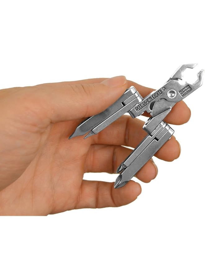 SWISS+TECH St53100 Stainless Steel 19 In 1 Key Chain Multi Tool Polished Finish (Single Pack) - Image 5