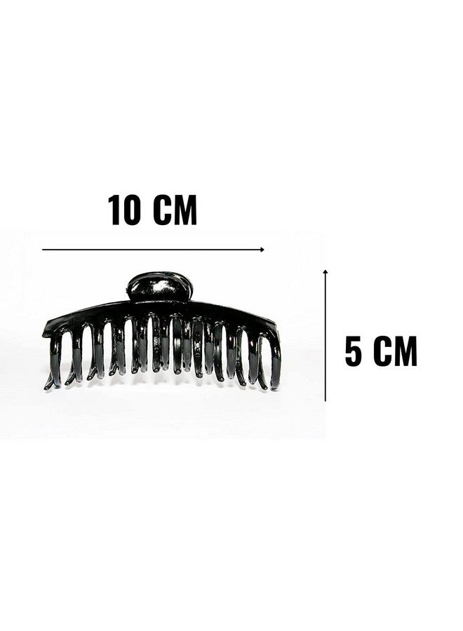 ادفانسد إستور Advancedestore (عبوة من 3 قطع) مشبك شعر/مشابك/مخالب على شكل فراشة باللون الأسود للنساء والفتيات (متوسط) - Image 4