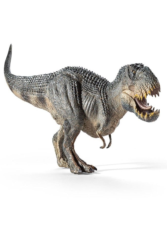 BAREPEPE Realistic T Rex Dinosaur Animal Figure for Kids Real Textured Dinosaurs Toy Realistic T-Rex Dinosaur Figure, Grey, 36.5cm Length, Detailed Texture, Educational Toy - Image 1