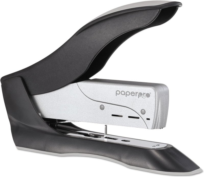 PaperPro Bostitch Office inHANCE+100 Heavy Duty Stapler - Two Fingers, No Effort, Spring Powered Stapler - 100 Sheets, Gray (1300) - Image 4