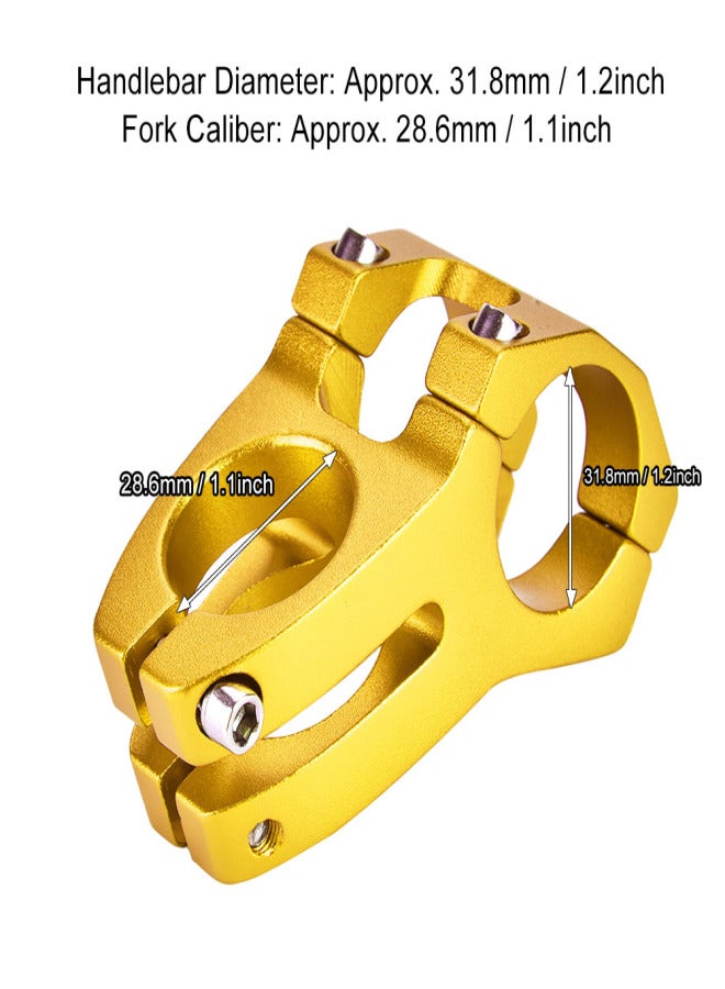 WAKE 31.8mm Aluminum Alloy Mountain Bike Handlebar Fixed Stem Cycling Accessory (Gold) - Image 3