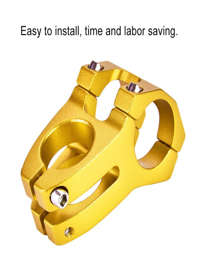 WAKE 31.8mm Aluminum Alloy Mountain Bike Handlebar Fixed Stem Cycling Accessory (Gold) - Image 4