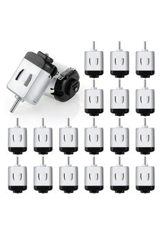 Mini DC Motor, 20 Pcs 1.5-3V 23000RPM Micro Electric Motor, High Speed Torque Small Electric Motor, Suitable for DIY Remote Control Toy Car, Science Experiments, Robot