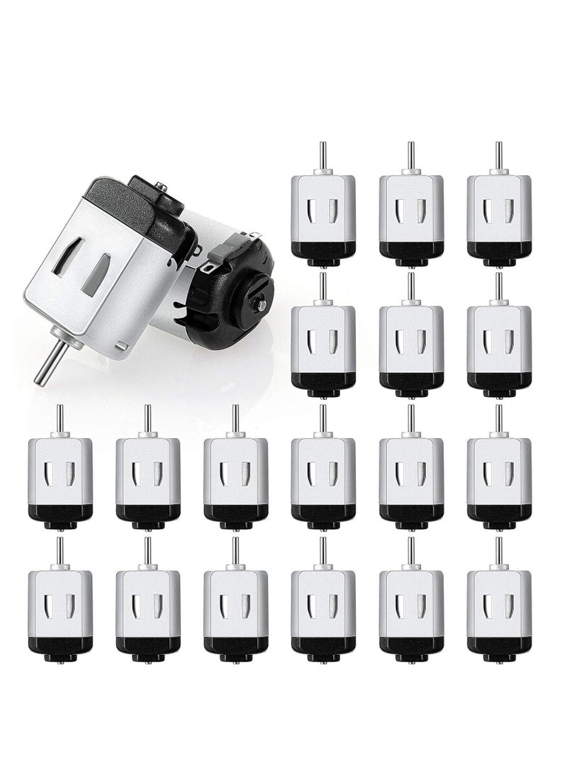 Excefore - Mini DC Motor, 20 Pcs 1.5-3V 23000RPM Micro Electric Motor, High Speed Torque Small Electric Motor, Suitable for DIY Remote Control Toy Car, Science Experiments, Robot - Image 1