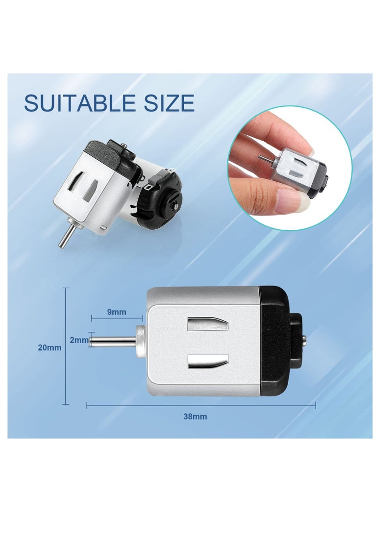 Excefore - Mini DC Motor, 20 Pcs 1.5-3V 23000RPM Micro Electric Motor, High Speed Torque Small Electric Motor, Suitable for DIY Remote Control Toy Car, Science Experiments, Robot - Image 1
