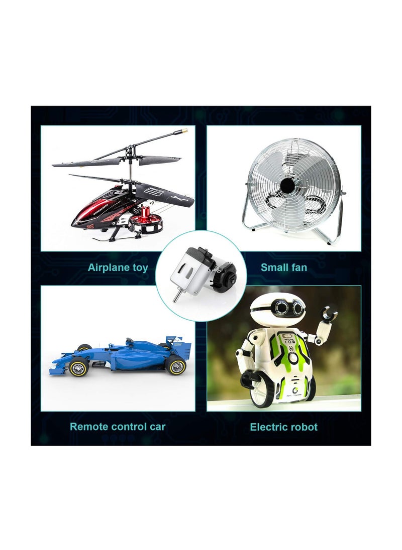 Excefore - Mini DC Motor, 20 Pcs 1.5-3V 23000RPM Micro Electric Motor, High Speed Torque Small Electric Motor, Suitable for DIY Remote Control Toy Car, Science Experiments, Robot - Image 1