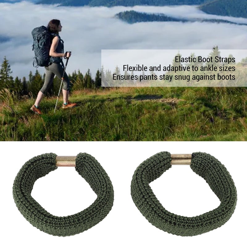Universal Elastic Boot Straps For Hiking Camping Secure Fit Flexible Shoelace Bands - Image 5
