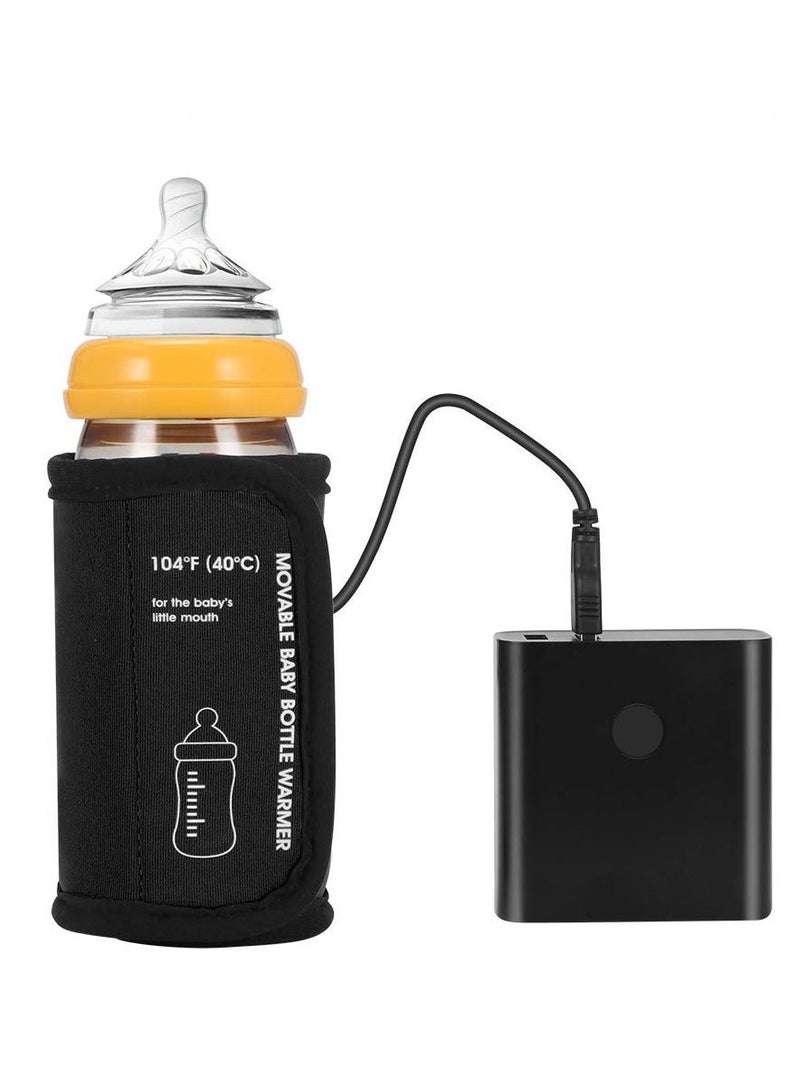 Portable Bottle Warmer for Travel, Car Baby Warmer, USB Travel Breastmilk Constant Temperature Feeding Bottle, Adjustable Design, - Image 2