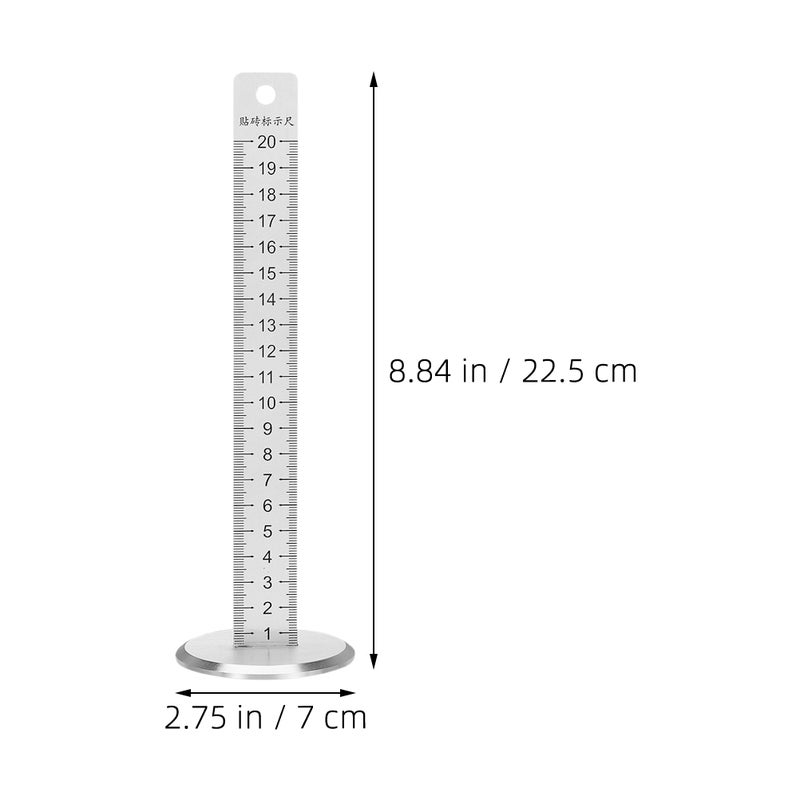Precision Level Tool Stainless Steel Tiling Level Ruler For Accurate Floor Tile Contour Measuring Positioning Alignment For Professional And Diy Use - Image 4