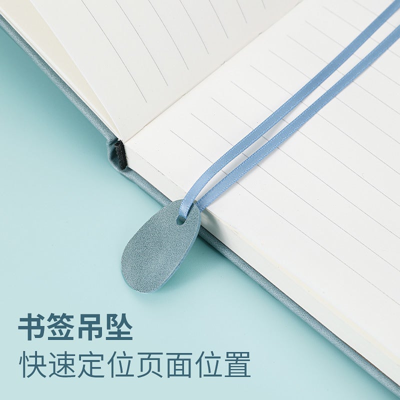 Baby Skin Leather Surface Pu Color Changing Leather Notebook Coding Index Pen Plug Design Business Meeting Printed Logo Notebook - Image 5