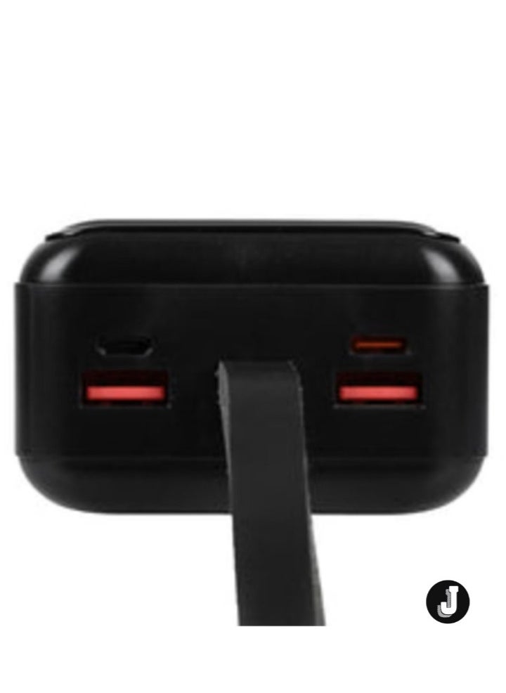 "New 40,000mAh Power Bank – Ultra High Capacity Portable Charger for Multiple Devices, Fast Charging"