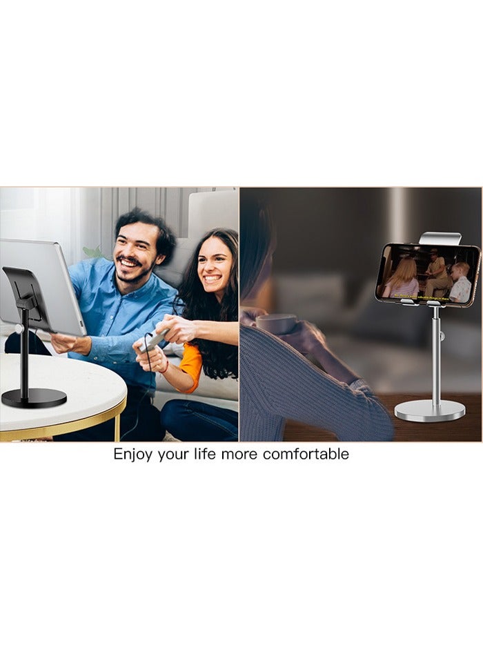 Yesido C70 Universal Fold Flexible Adjustable Telescopic Phone Holder Table Phone Holder - Silver - Image 5