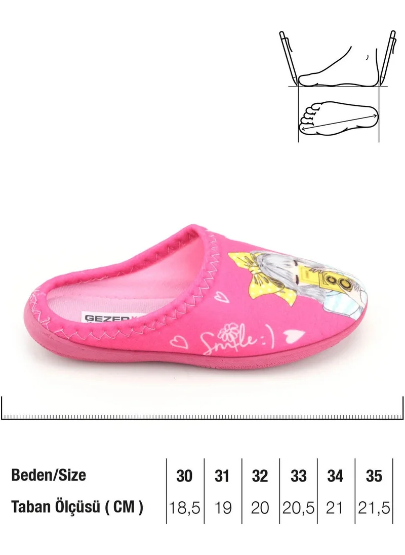 جيزر Girls Winter Design Comfortable Silent Sole Gondola Home Garden Slippers