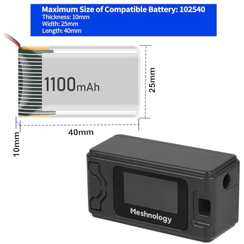 Meshnology 2 Pack Case for ESP32 LoRa V3 Module Board Device Antenna OLED Protection Case with Type C and Copper Tube Antenna Interface (N30 Version,Black) - Image 4