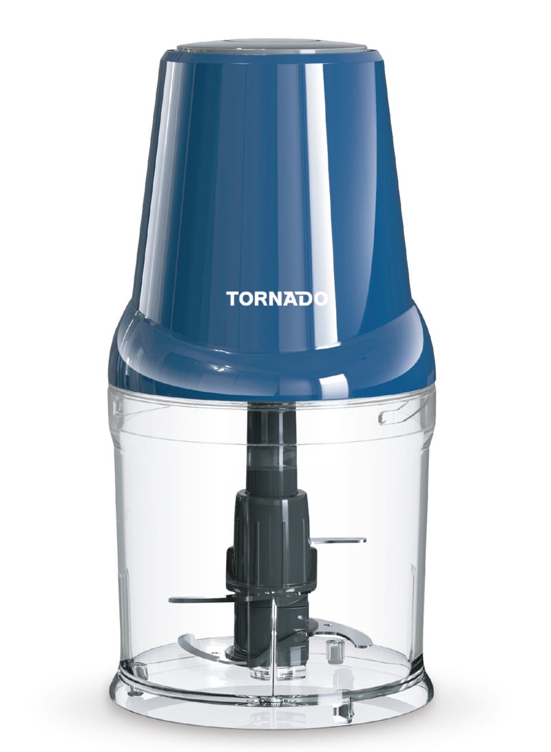 Tornado Chopper 0.5L Plastic Bowl, 400W, Double S Blade, One Speed, Anti-Slip Feet TMC393-GS