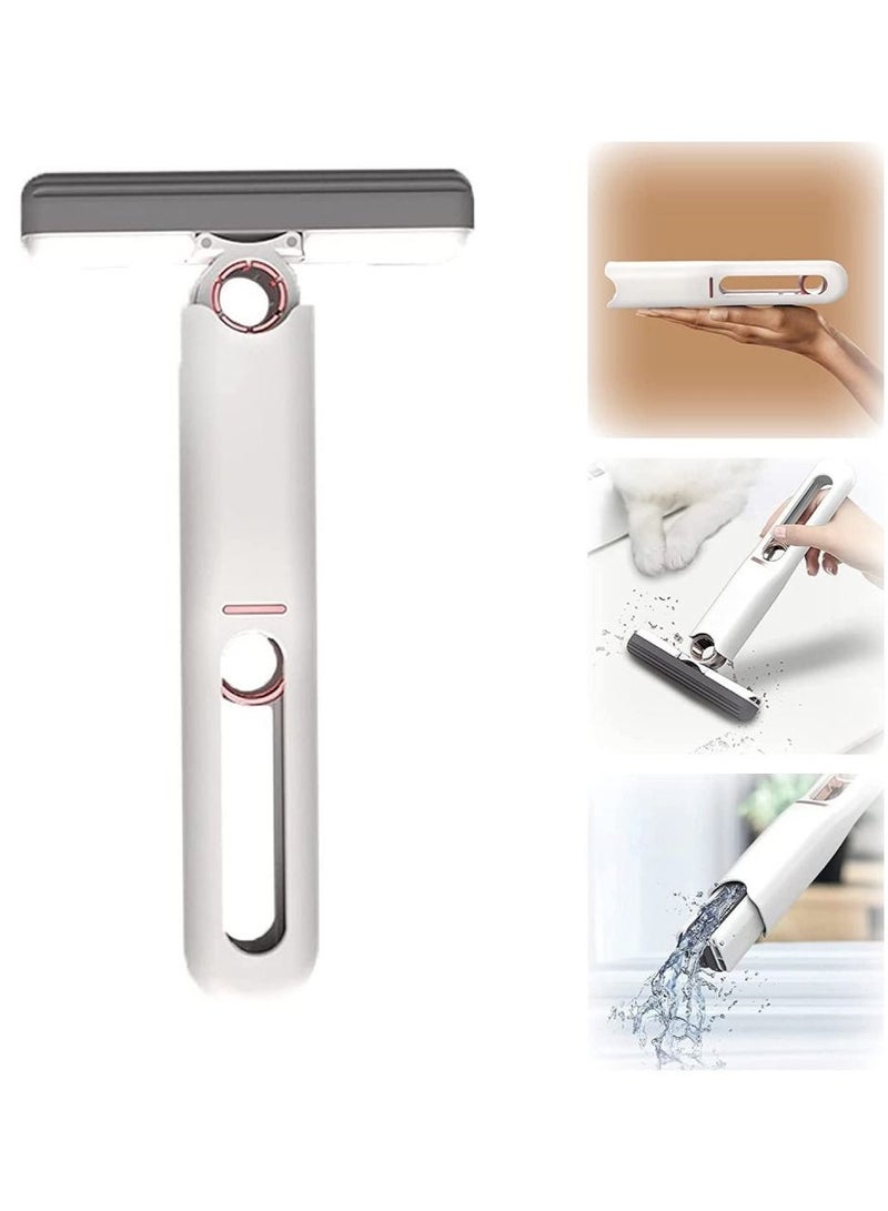 DubaiGallery New Portable Mini Squeeze Mop Home Kitchen Desk Cleaner Glass Sponge Cleaning Mop Wet or Dry - Image 1