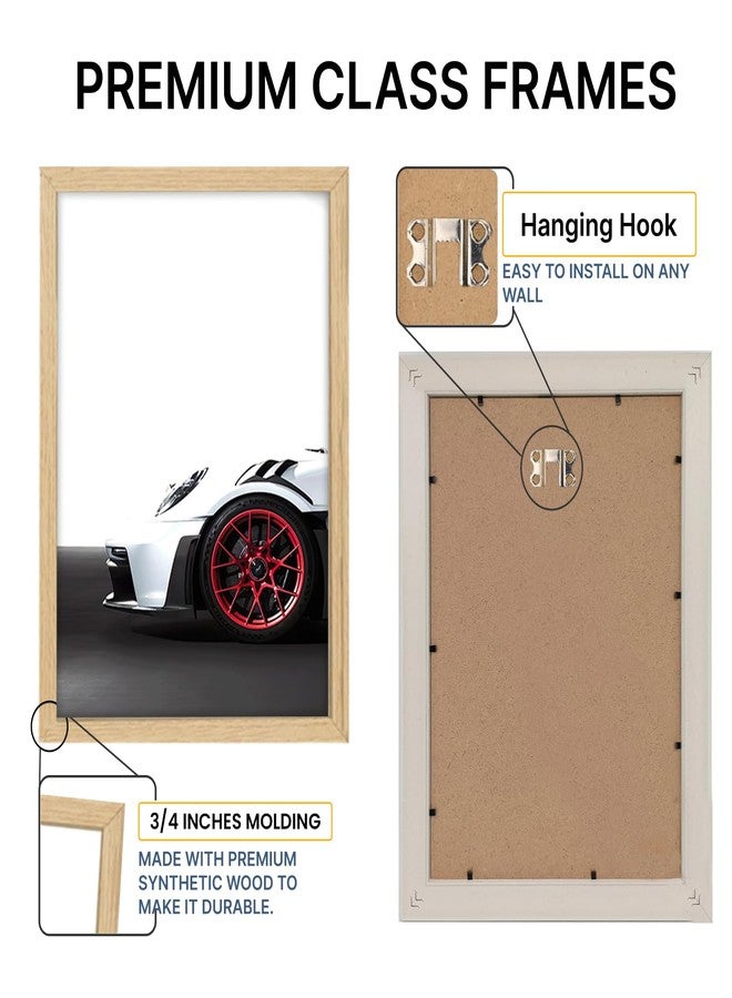 ARTELLY Premium Porsche 911 GT3RS Car Wall Art Painting Set, 3 Big Framed Posters, Multicolor, 13x19 inch Each, Synthetic Wood Frame, Modern Style, Living Room Bedroom Office Decor Large Size Frames - Image 4