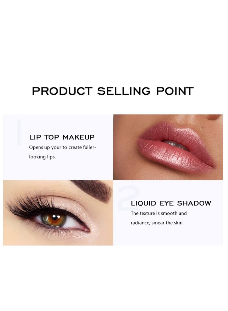 3 Pack Liquid Highlighter Makeup Set Shimmer And Shine Ultra-Smooth Kit For Face Cheekbone Body Glow Bronzer Glitter Highlighters Makeups - Image 2