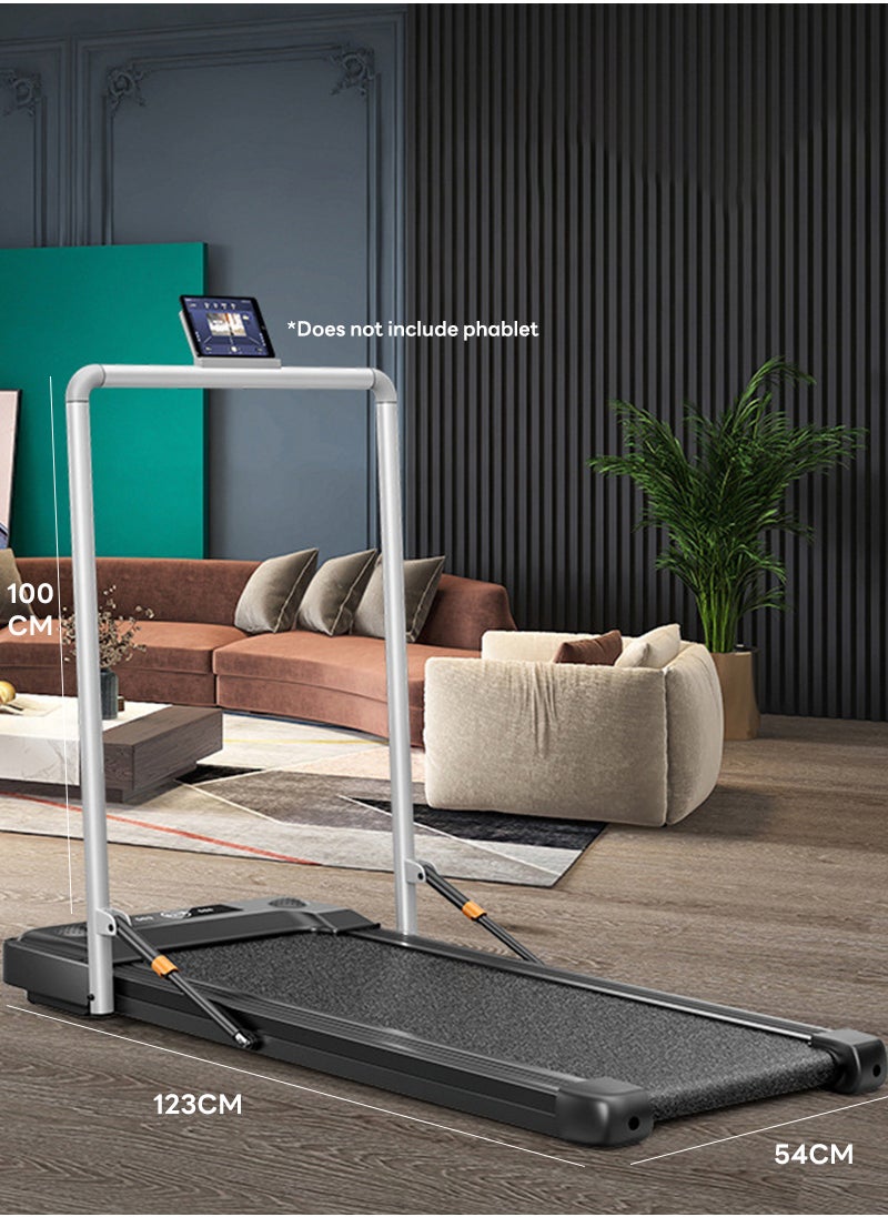 ETG - 2.0HP 1-8km/h Small Home Walk-Behind Treadmill with Bluetooth Connection, Foldable, Multi-Functional, Silent, Suitable for Home Indoor Gym Use - Image 1