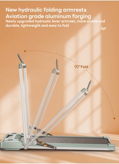 ETG 2.0HP 1-8km/h Small Home Walk-Behind Treadmill with Bluetooth Connection, Foldable, Multi-Functional, Silent, Suitable for Home Indoor Gym Use  - Image 4