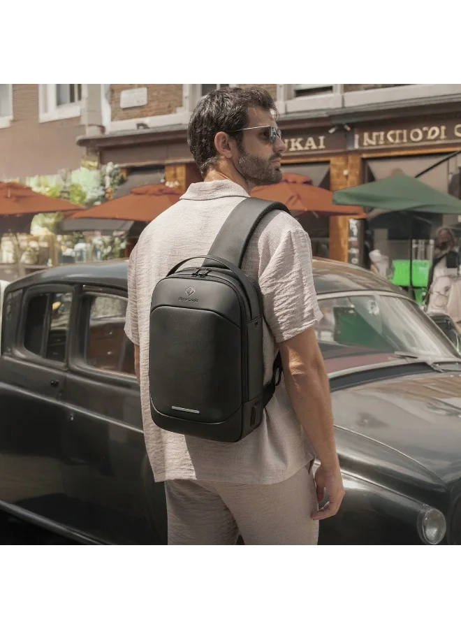 Mobcos Mobcos Side Bag Small Black 7999 Mobcos Side Bag Small Black 7999 Waterproof Anti-Theft Laptop Backpack with USB Charging Port – Slim Oxford Travel & Business Backpack for Men & Women, iPad & Laptop Compartment, Multi-Pocket Organizer Daypack  | Best Price UAE