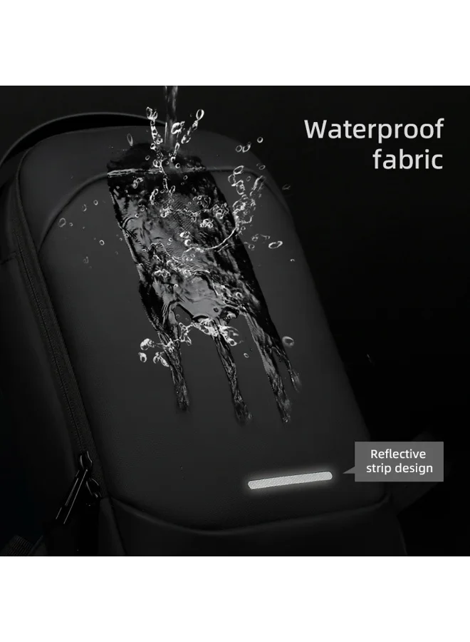 Mobcos Mobcos Side Bag Small Black 7999 Mobcos Side Bag Small Black 7999 Waterproof Anti-Theft Laptop Backpack with USB Charging Port – Slim Oxford Travel & Business Backpack for Men & Women, iPad & Laptop Compartment, Multi-Pocket Organizer Daypack  | Best Price UAE